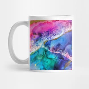 Multicolored Abstract Painting Mug